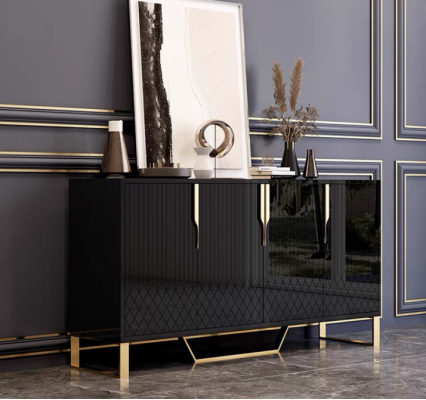 Sideboard Holz Wohnzimmer Anrichte Möbel Kommode Schrank Modern Neu