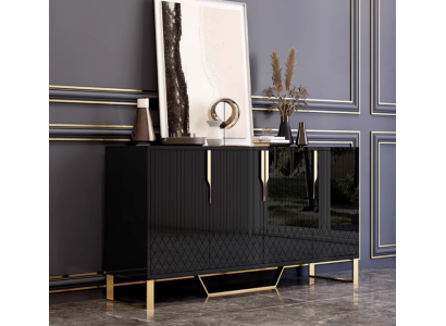 Sideboard Holz Wohnzimmer Anrichte Möbel Kommode Schrank Modern Neu