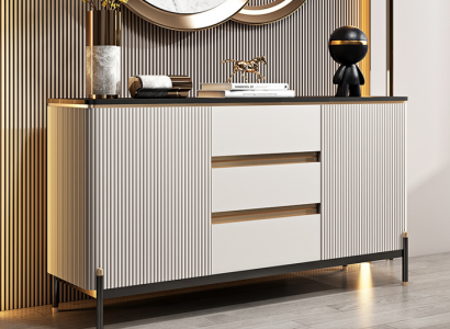 Kommode Weiß Sideboard Holz Schrank Möbel Einrichtung Anrichte Luxus Neu