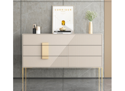 Kommode Sideboard Holz Grau Esszimmer Design luxus Modern Möbel Neu