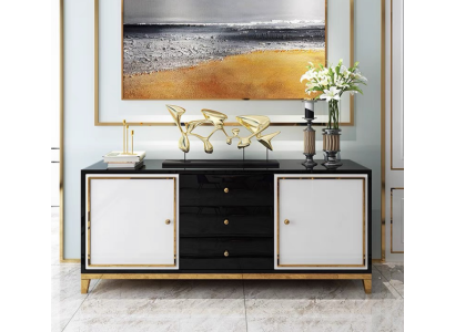 Design Kommode Wohnzimmer Anrichte Moderne Sideboard Holz Schrank Neu