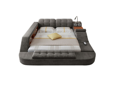 Design Bett Polster Betten Hotel Massage Funktion Multifunktion Regal