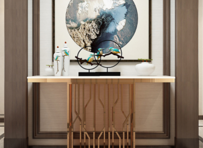 Designer Luxus Konsole Tisch Konsolen Edelstahl Design Gold Modern Neu