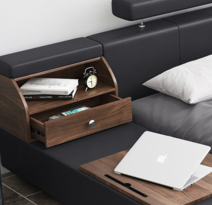 Betten Moderne Hotel Multifunktion Doppel Luxus Design Bett Polster