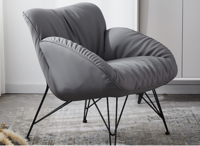 Design Sessel Textil Luxus Couch 1 Sitzer Sofa Relax Lounge Club Polster