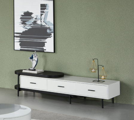 Wohnzimmer Wohnwand rtv Lowboard Holz Weiß Möbel Neu Modern Design