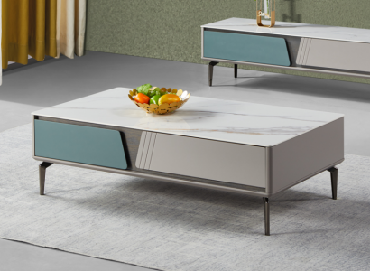 Couchtisch Tisch Design Tische Wohnzimmer Holztisch Grau Neu