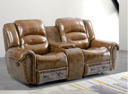 Sofa 2 Sitzer Design Sofa Polster Couchen Couch Modern Luxus Braun Neu