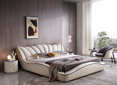 Modern Design Bett Doppel Luxus Modernes Hotel Betten Schlaf Zimmer