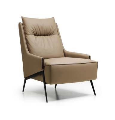 Sessel 1 Sitzer Kunstleder Lounge Luxus Polster Relax Möbel Design Couch