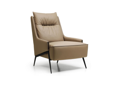 Sessel 1 Sitzer Kunstleder Lounge Luxus Polster Relax Möbel Design Couch