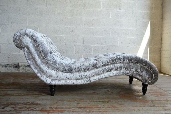 Chesterfield Chaiselongues Sofa Liege Chaise Club Relax Deko Liegen Leder