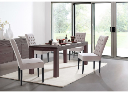 Chesterfield Stuhl Set Design Lehn Polster Garnitur Sessel Gruppe 4x Neu Stühle