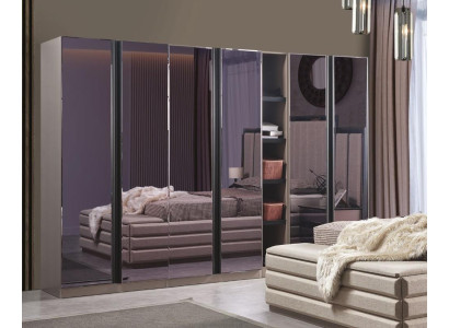 Modern Kleiderschrank Möbel Schlafzimmer Luxus Grau Schrank Schränke