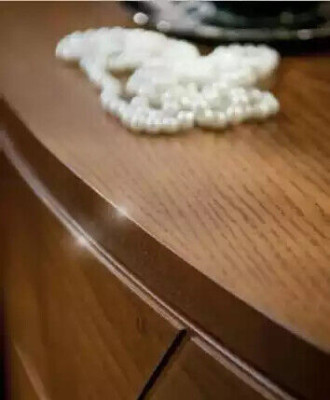 Schlafzimmer Set Bett 2x Nachttische Design Luxus Betten braun 3tlg.