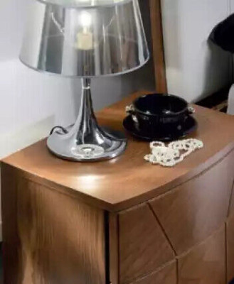 Schlafzimmer Set Bett 2x Nachttische Design Luxus Betten braun 3tlg.