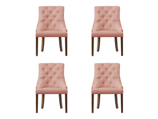 4x Chesterfield Sessel Lounge Club Polster Stuhl Stühle Sitz Garnitur Lehn