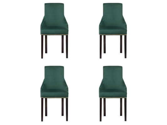 4x Design Polster Sitz Stühle Stuhl Seht Garnitur Sessel Lounge Club Set