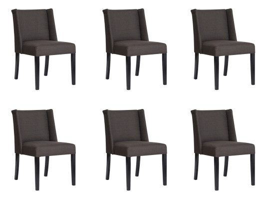 6x Stühle Stuhl Polster Design Lounge Club Sitz Lehn Garnitur Sessel Neu
