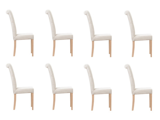 8x Design Polster Sitz Stühle Stuhl Seht Garnitur Sessel Lounge Club Set