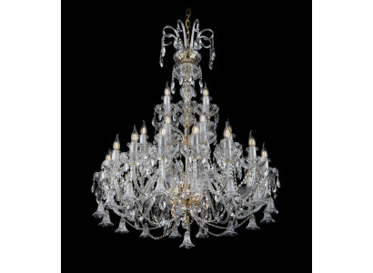 Bohemia Kristall Kronleuchter Lampe Decke Leuchte Lampe Decke Kronleuchter