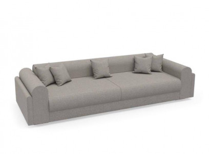Designer Sofa 3-Sitzer grau Stoffsofa Sofas Textilien Couch Dreisitzer 240cm