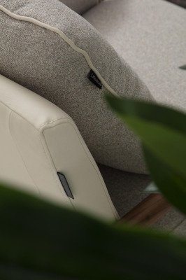 Sofagarnitur 21 Sitzer Sessel Zweisitzer Modern Stoff Grau Set Design