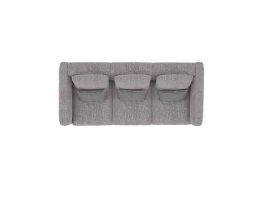 Grau Sofa Dreisitzer Couch Wohnzimmer Modern Design Luxus Polstermöbel