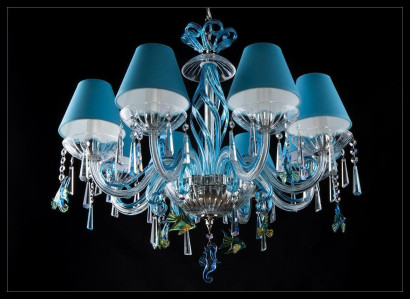 Blau Deckenleuchte Lichter Design Kronleuchter Lampen Kronleuchter Kristall