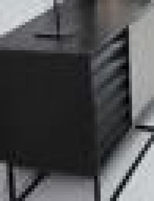 Wohnwand RTV Lowboard Regale TV Ständer Set Holz Modern Schwarz Design