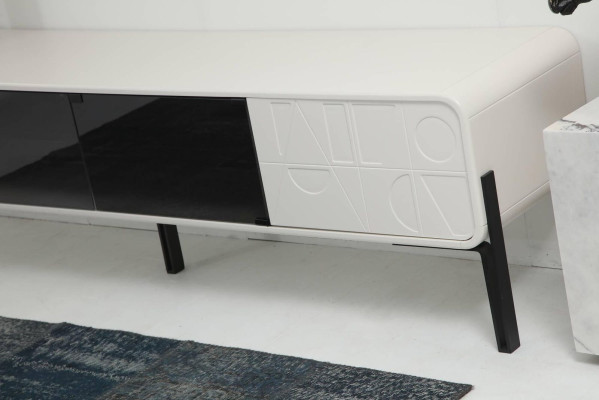 Wohnwand RTV Lowboard Regale Schrank TV Ständer Set Holz Modern Weiß