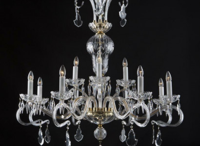 Kristall Kronleuchter Lampe Hängeleuchte Bohemia Deckenleuchte