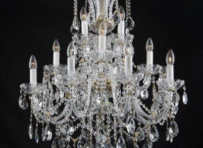 Bohemia Kronleuchter Lampe Kronleuchter Kristall Lampen Deckenleuchte Kerzenständer