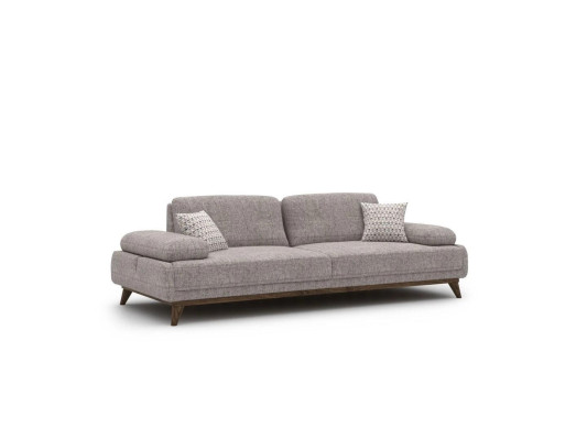 Design Polstermöbel Dreisitzer Sofa Couch Textil Wohnzimmer Modern Einrichtung