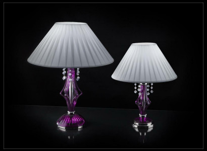 Kristalllampe Bürolampe Tisch Elite Bohemia Fuß Nachttisch Neu