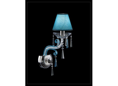 Bohemia Wandleuchte Blau Kronleuchter Lampe Lampenwelt Wandleuchter Lampen