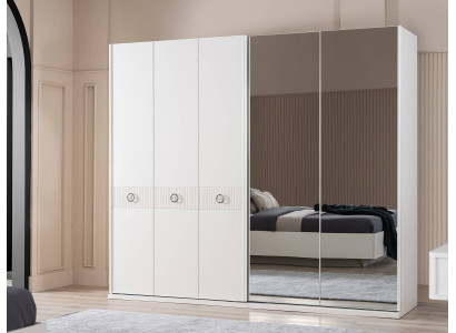 Kleiderschrank Schränke Weiß Schlafzimmer Spiegel Kleiderschränke Holz
