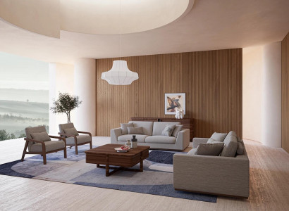 Design Sofa Set 3tlg Zweisitzer Sofa Couch Polstermöbel 2x Sessel Wohnzimmer