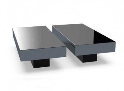 Couchtische Tisch Luxus Glas Tische Konsolen Design Möbel Set 2x neu