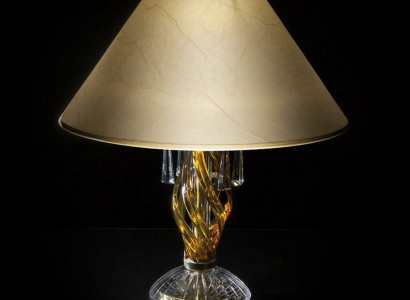 Kristalllampe Bürolampe Tisch Elite Bohemia Fuß Nachttisch Neu