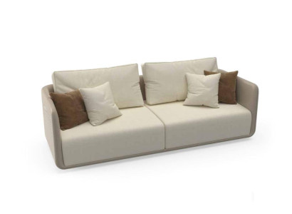 Sofa 3 Sitzer Möbel Stoff Dreisitzer Sofas Luxus Wohnzimmer 235cm Textil