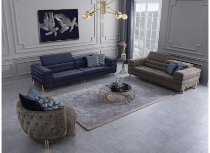 Wohnzimmer Set Sofagarnitur 431 Sitzer Luxus Möbel Design Polstermöbel