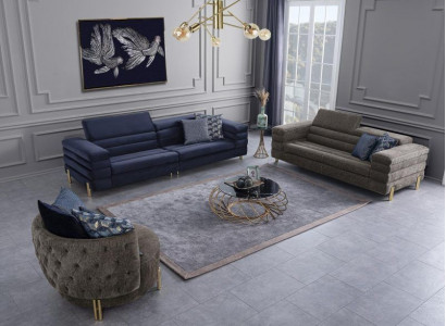 Wohnzimmer Set Sofagarnitur 431 Sitzer Luxus Möbel Design Polstermöbel