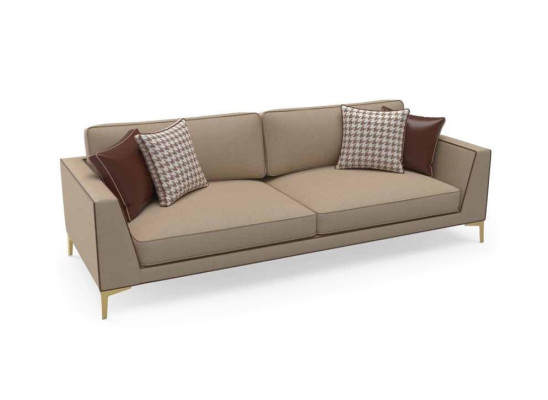 Design Sofa Couch Polster 3 Sitzer Sofas Couchen Sitz Garnitur Stoff 240cm  
