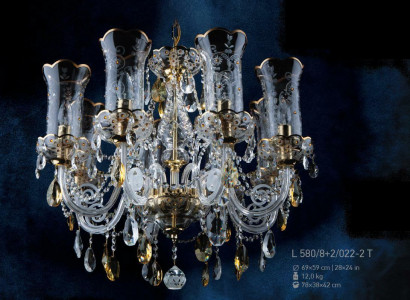 Bohemia Kristall Lampe Leuchte Lampe Deckenlampe Kronleuchter