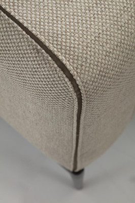 Sofa Dreisitzer 3 Sitzer Stoff Modern Sofas Design Wohnzimmer Beige