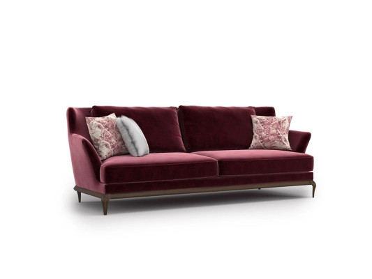 Design Stoffsofa Textil Dreisitzer Sofa Luxus Einrichtung Wohnzimmer Neu