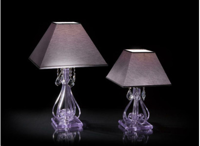 Leuchte Kristall Tischlampe Elite Bohemia Fuß Nachttisch Neu Büro