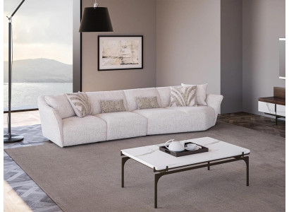 Wohnzimmer Modern Weiß Sofa Viersitzer Couch Polstermöbel Modern Einrichtung