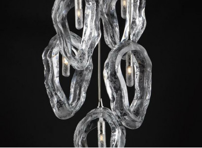 Kristall Kronleuchter Deckenleuchte Hängelampe Licht Elite Bohemia Muscheln